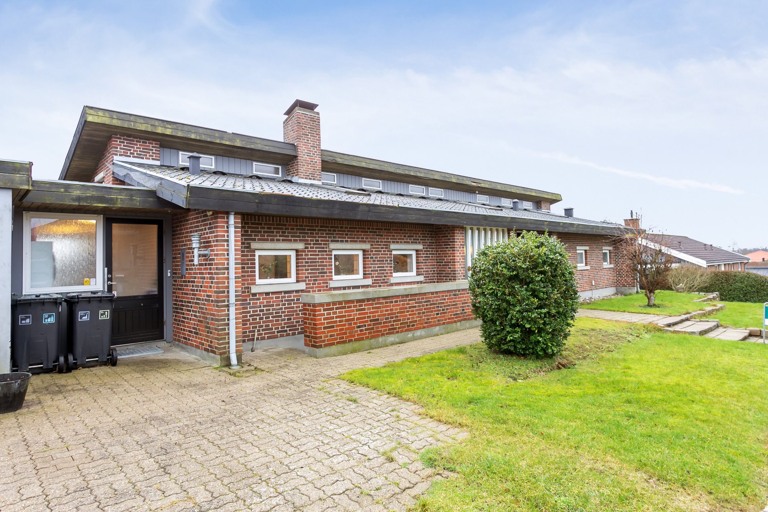 Arkitekttegnet rødstensvilla